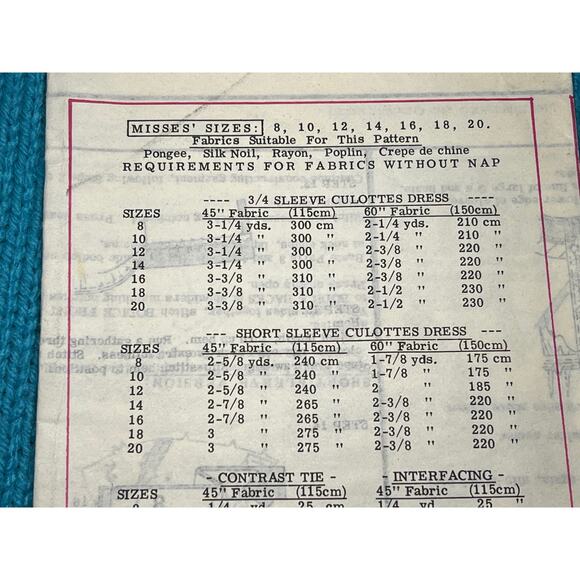 Marian Martin Sewing pattern 9208 jumpsuit 1970s size 14 - Picture 4 of 5